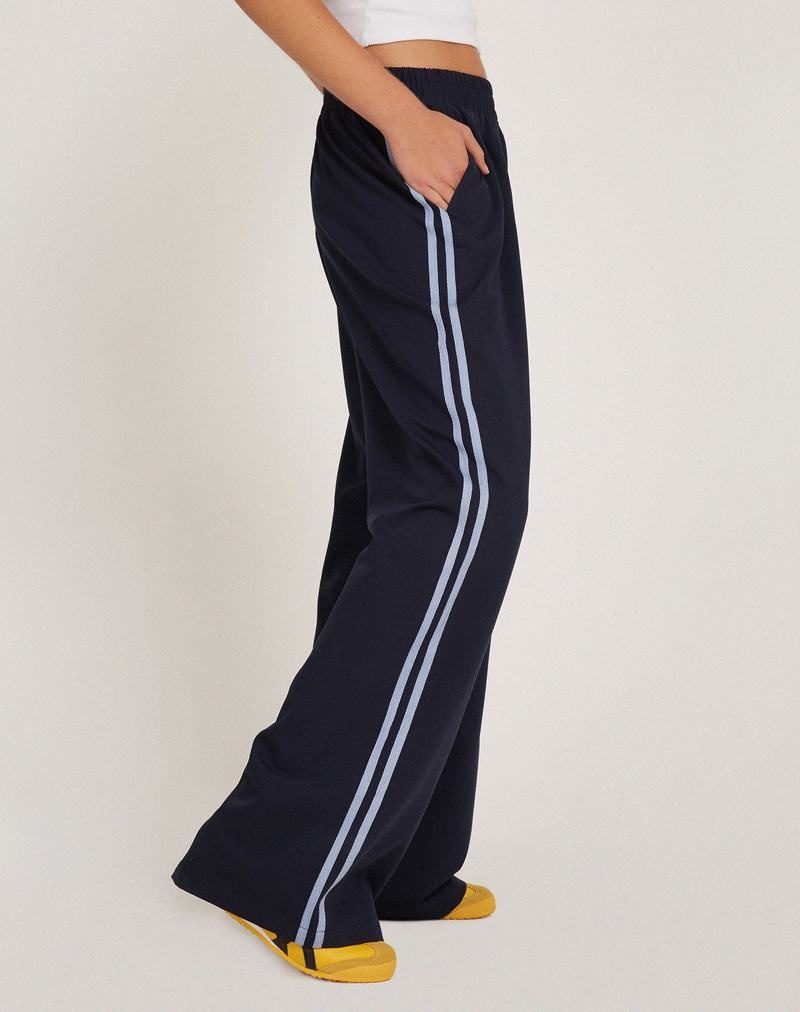 Motel Rocks Bennett Trouser Jogginghose Damen Navy | XKR533NV