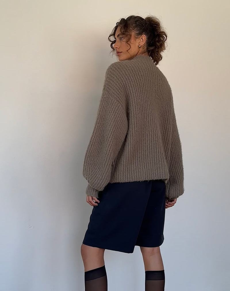 Motel Rocks Viola Oversized Gestrickt Pullover Damen Hellgrün | CTL7145KM